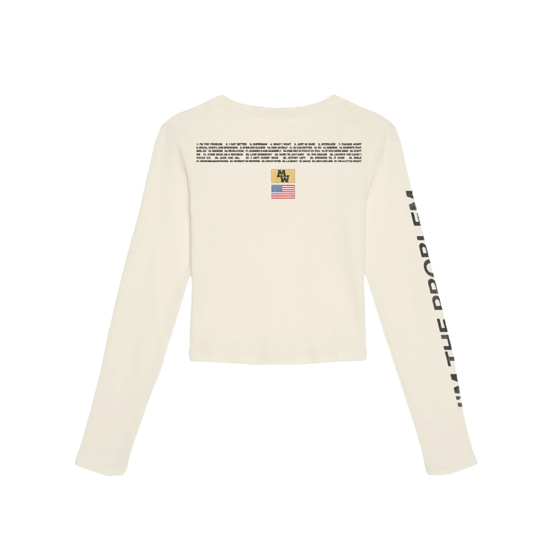 Iām The Problem Long Sleeve Baby Tee - Image 2